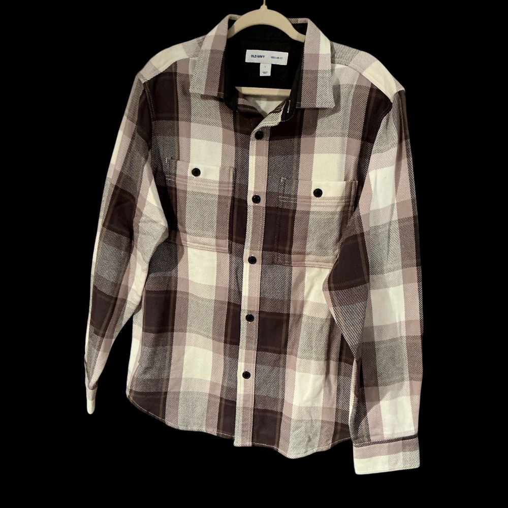 Men’s button down jacket shirt